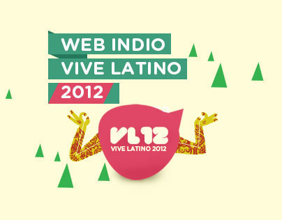 Web INDIO Vive Latino 2012