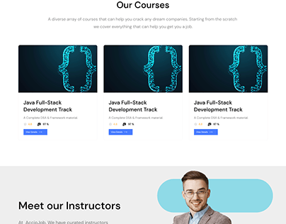 E-Learning Platform Website
