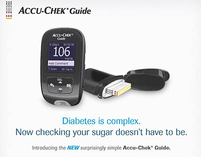 Accu-Chek Guide blood glucose meter campaign