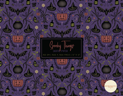 Spooky Things - Purple