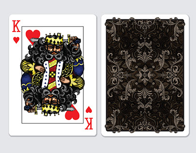 Poker Cards Illustration and package design