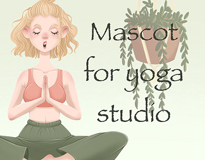 Character design for yoga studio