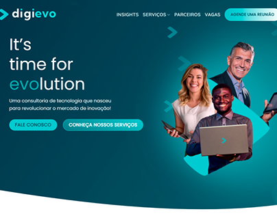 DIGIEVO – Site Institucional para Empresa de Tecnologia