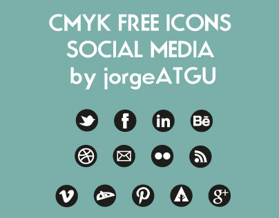 FREE - CMYK ICONS SOCIAL MEDIA – PIXEL, VECTOR & SVG
