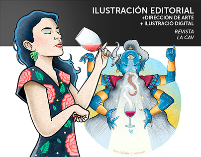 Ilustración Editorial revista LA CAV