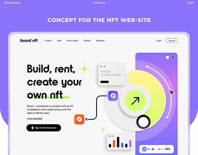 Concept for the nft web-sit