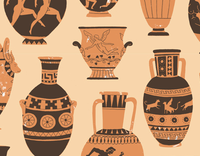 Greek Pottery pattern