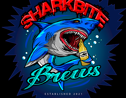 Shark Bite Brews Logo
