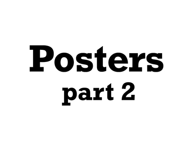 Posters. Part 2
