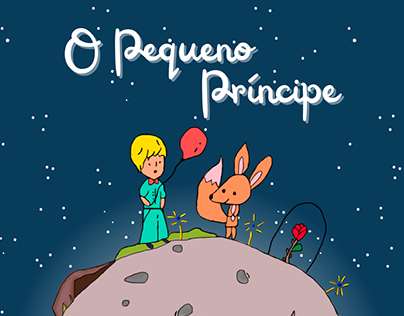 Ilustração inspirado no livro O pequeno príncipe