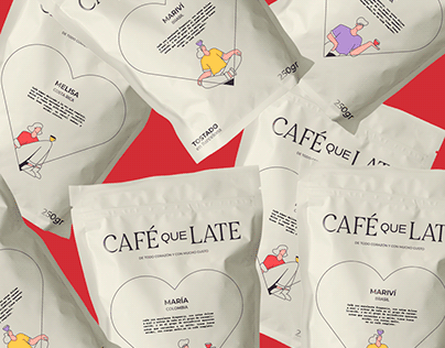 Café Que Late · Coffee packaging
