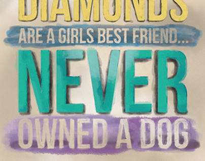 Diamonds Dog Poster