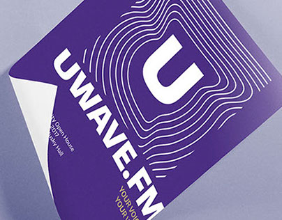 UWave Radio Rebranding Logo and Identity - Seattle WA