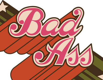 Bad Ass Sticker Design