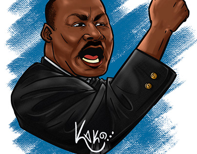 Martin Luther King jr. Portrait