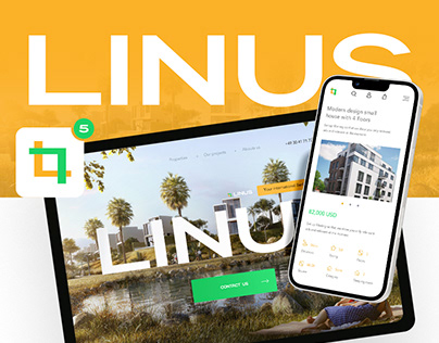 Project thumbnail - LINUS - Real estate buying platform | Website Redesign