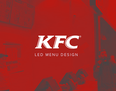 KFC - Led menu design