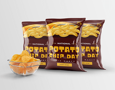 mockup bag and chips