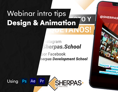 Sherpas School: Designin & Animating Webinar intro