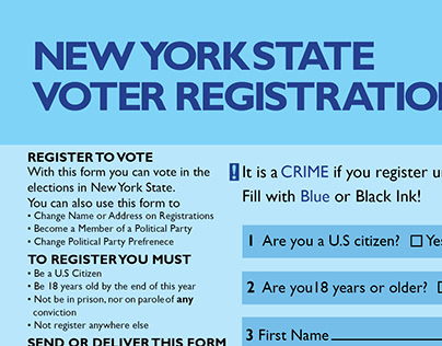 Redesigned Voter Registration Form