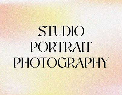 Project thumbnail - Studio Portrait Photography