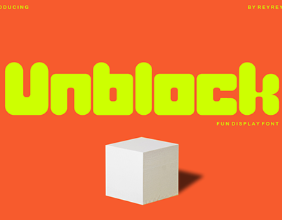 Unblock - Display Font