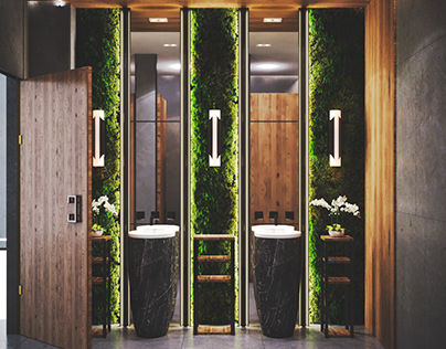 Sharm Hotel Toilet Design and Visualization