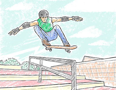 SBA skateboard