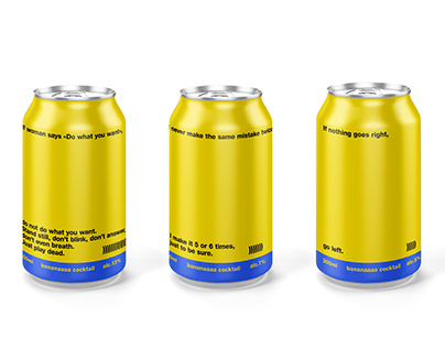 Packing design for Minions soda drink