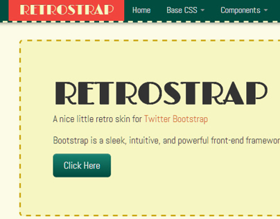 Retrostrap - A Bootstrap Skin