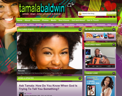 Tamala Baldwin Website