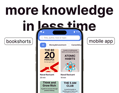 Bookshorts - mobile for smart reading