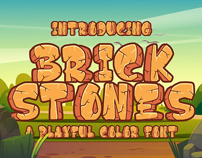 Brick Stones - SVG Color Font