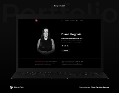 Project thumbnail - Diseño Web Personal | Dark Mode | Wordpress | Elementor