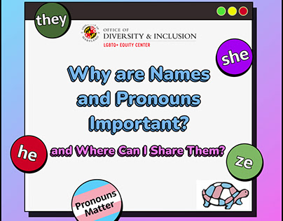 Why Are Names and Pronouns Important