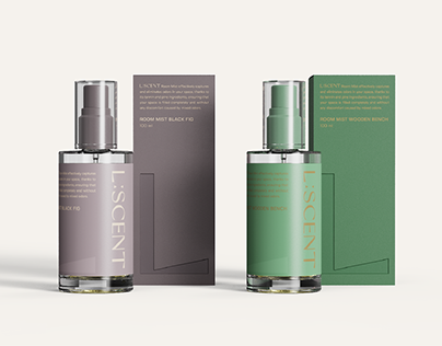 Project thumbnail - PACKAGE DESIGN / L;SCENT ROOM SPRAY