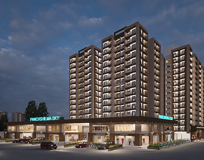 Residential+Commercial High-rise - Panchshilla Sky