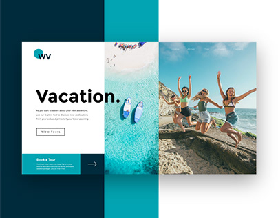 landing page vacation
