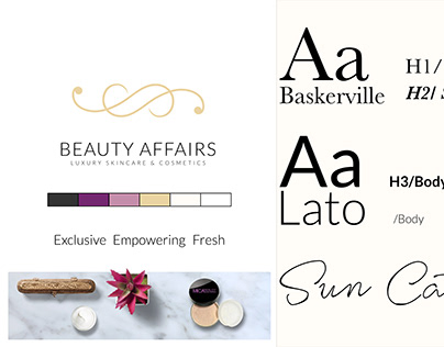 Beauty Affairs Brand Exploration Stylescapes