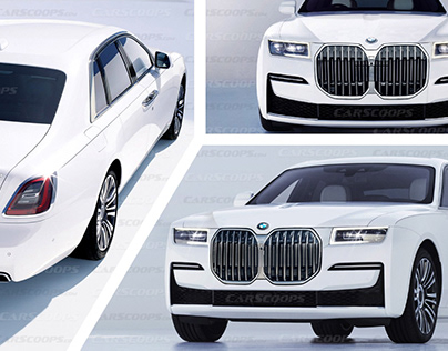 Rendering: Rolls Royce Ghost With BMW Branding