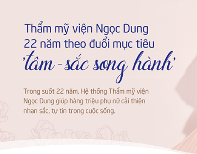 The "long-form" format PR for Ngoc Dung's Campaign