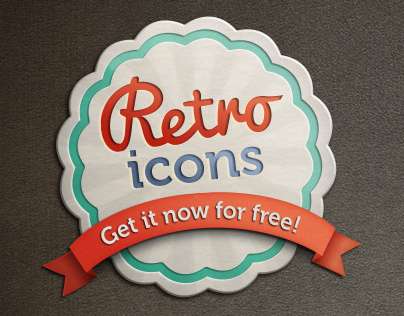 Retro icons / Freebie
