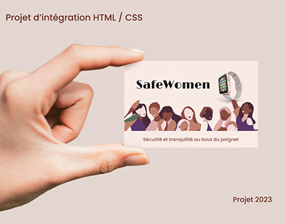 Projet d'intégration HTML/CSS - SafeWomen
