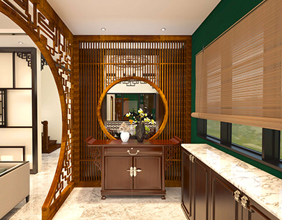Oriental Style Landed House