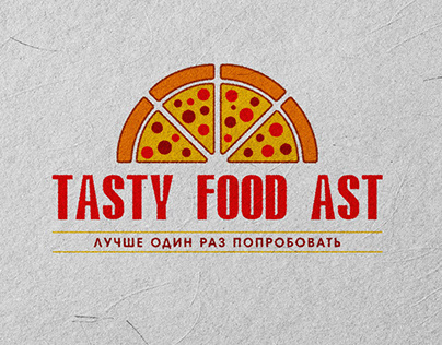 Логотип/фирменный стиль для кафе "TASTY FOOD AST"