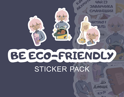 Be Eco-friendly | Sticker Pack