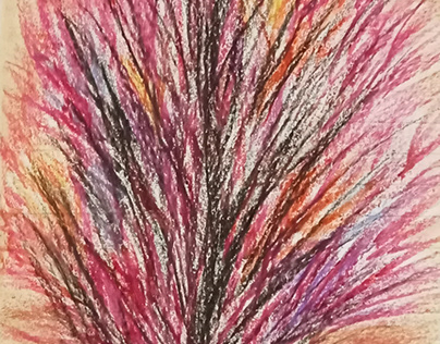 ABSTRACT ART: Multi-colour Fire