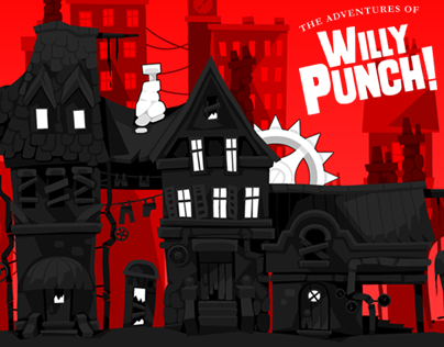 Background game art | "The Adventures of Willy Punch!"