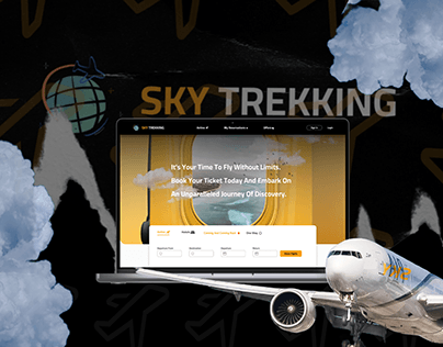 Website for booking an airline ticket/ UI UX
