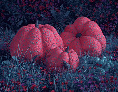 Pumpkin Season - Adobe Dimension render